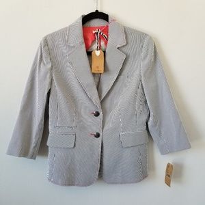 Cremieux Striped Harper Blazer Size 6